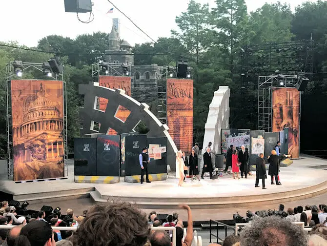 Shakespeare in the Park in New York - Publiek