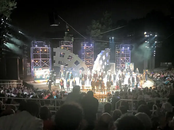 Shakespeare in the Park in New York - Eind van de Show