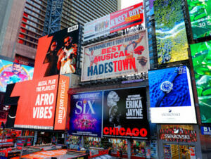 Theater District in New York