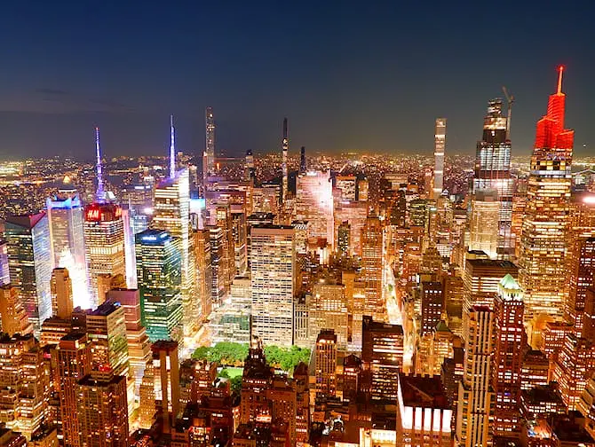 Mooiste uitzichten van New York Empire State Building