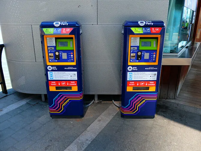 NYC Ferry in New York - Ticketmachines