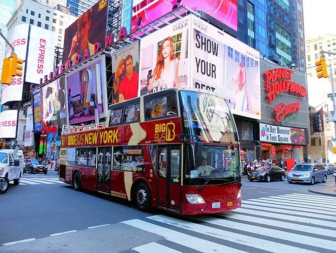 Verschil tussen New York Explorer Pass en New York Pass - Hop on Hop off Bus