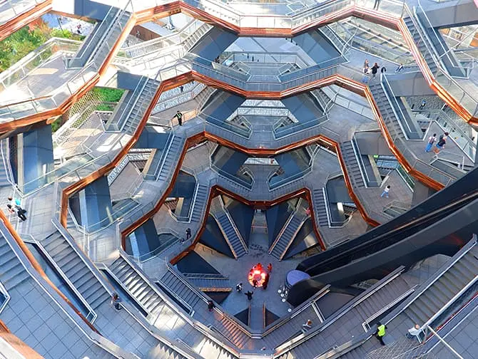 Hudson Yards Vessel in New York - Vessel Structuur