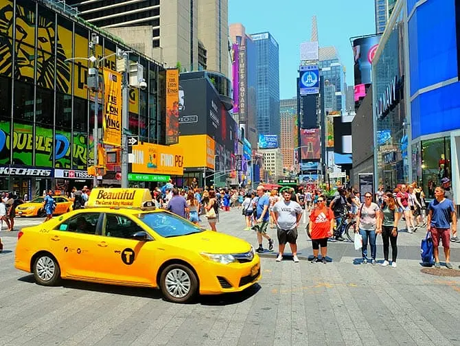 Superhelden Tour in New York - Times Square