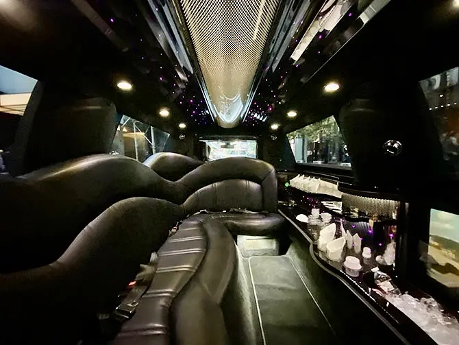 Limousine in New York Huren - Interieur