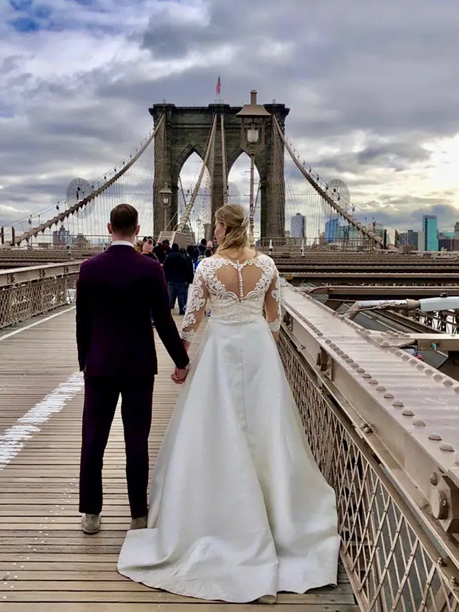 Trouwfotograaf in New York - Brooklyn Bridge