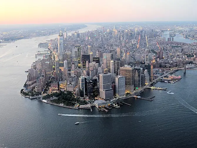 Avond Helikoptervlucht in New York - Manhattan