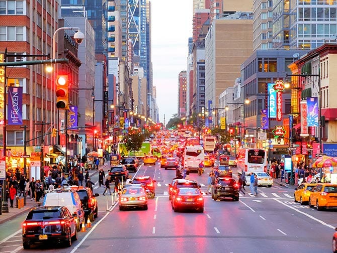 Hop on Hop off Bus in New York - 8th Avenue