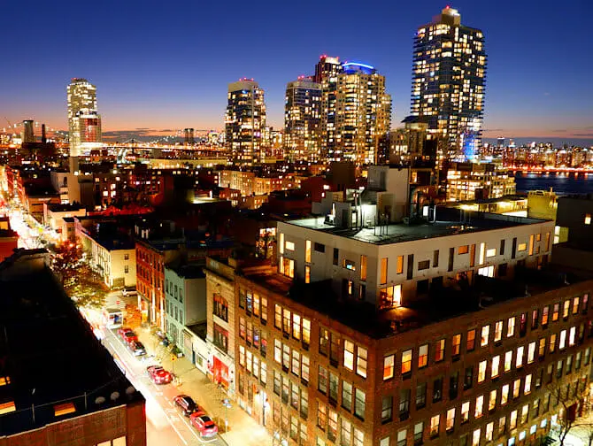 Wat te doen in Williamsburg avond op een rooftop