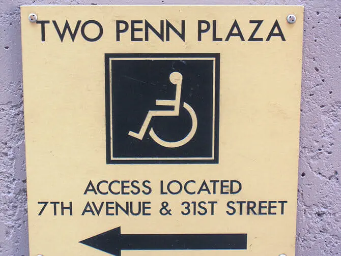 Voorzieningen voor gehandicapten in New York