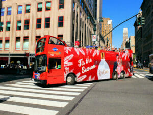 Gray Line Hop-on Hop-off bus in New York