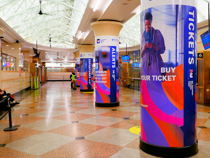 Penn Station in New York - NJ Transit