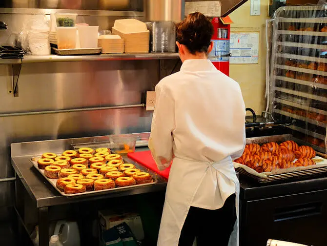 Beste Donuts in New York - Dominique Ansel Bakery keuken