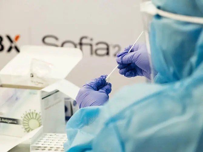 Corona PCR-test voor New York