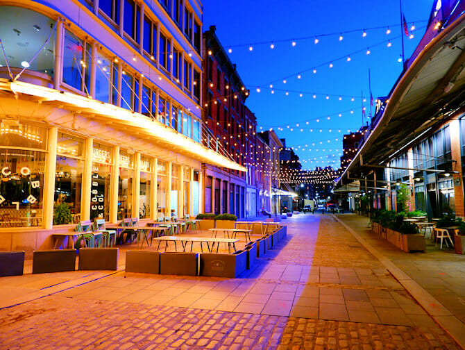 Wat te doen in South Street Seaport - 's Avonds