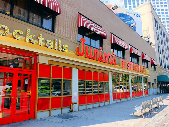 De beste cheesecake in New York - Juniors Brooklyn