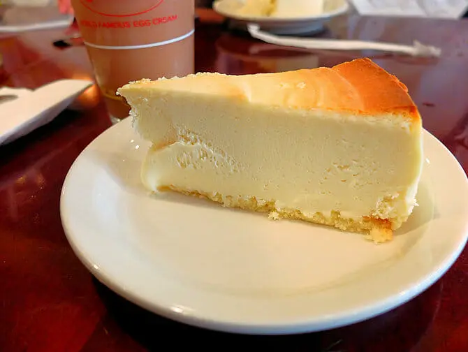 De beste cheesecake in New York - cheesecake bij Junior's
