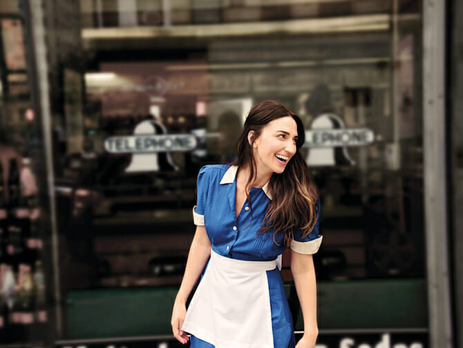 Sara Bareilles Waitress op Broadway Tickets - buiten de Diner