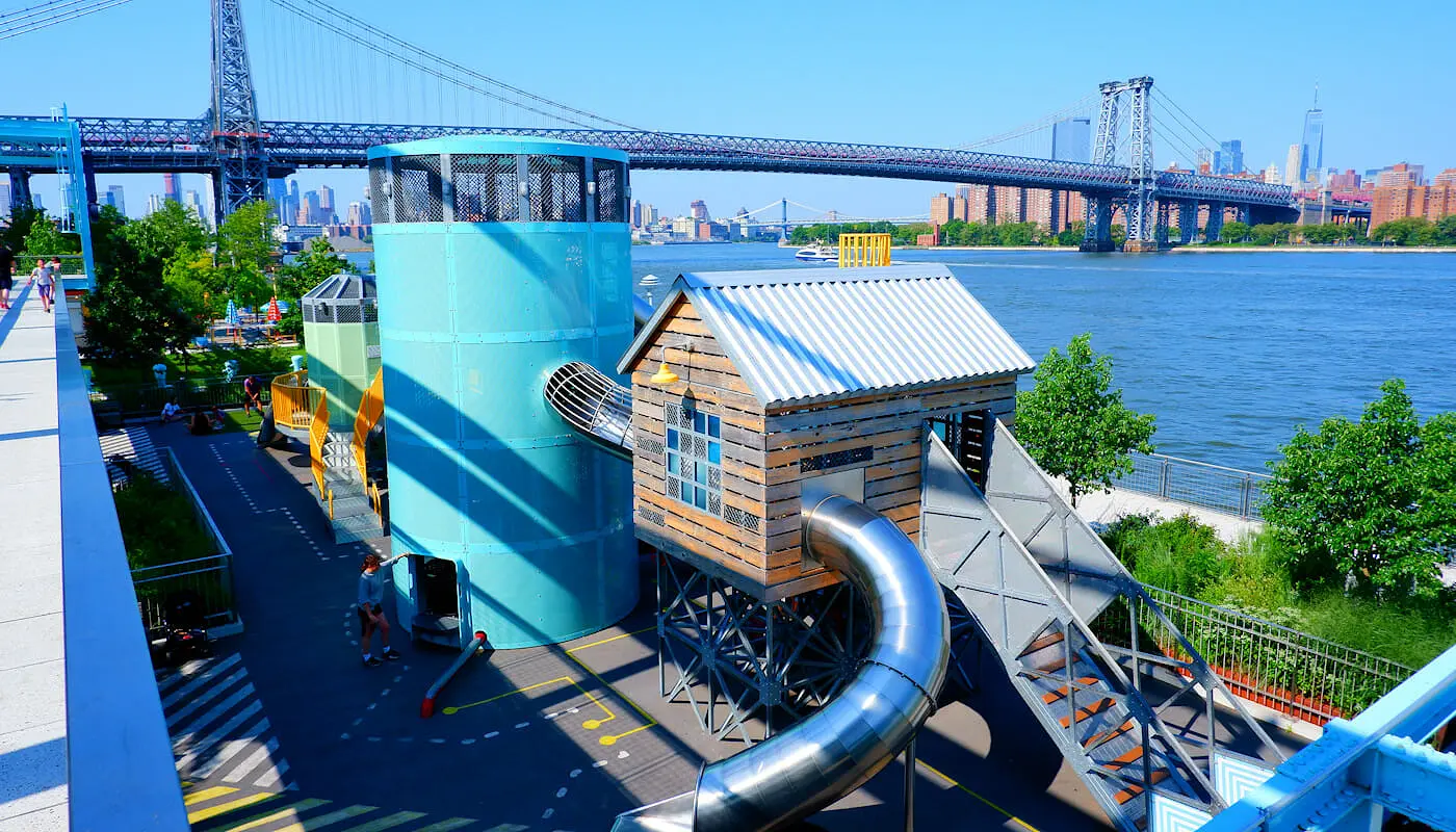 Speeltuinen in New York - Domino Park