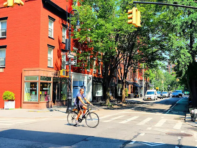Manhattan in New York Greenwich Village