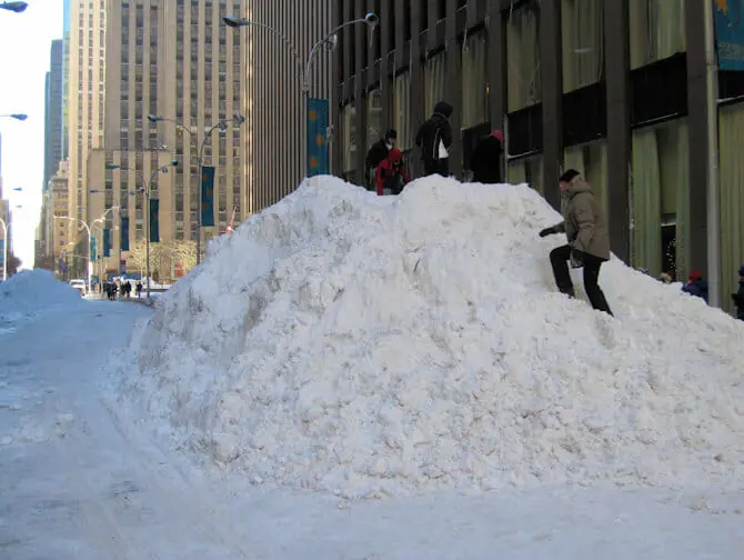 Sneeuw in New York - Sneeuw