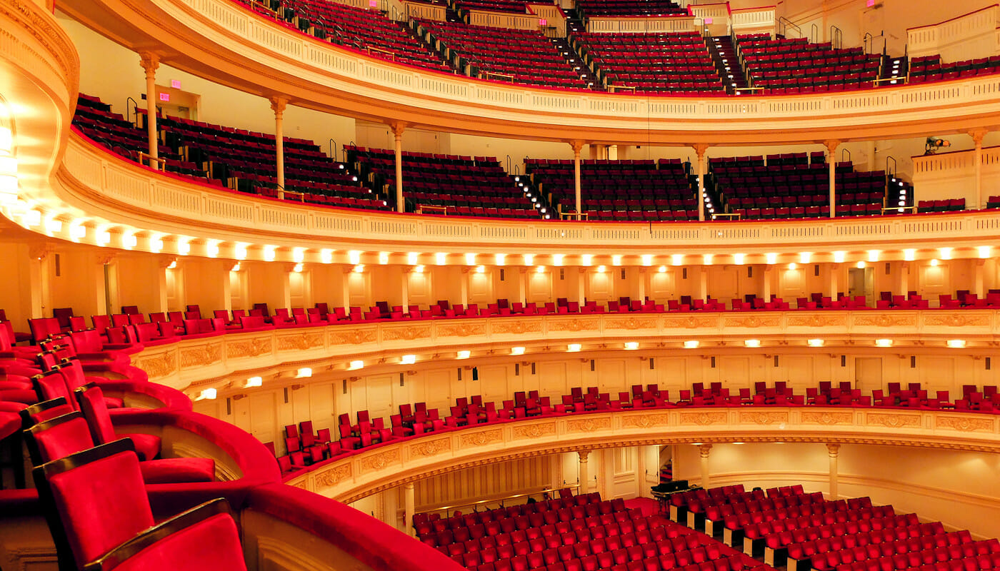 Carnegie Hall in New York - Binnenkant
