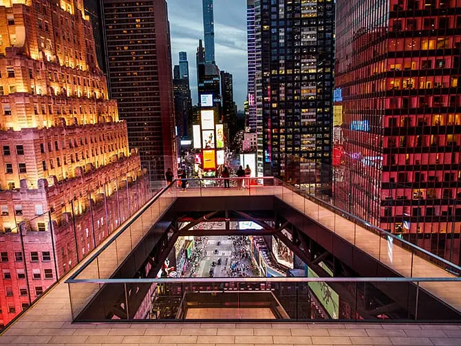 One Times Square Skywalk