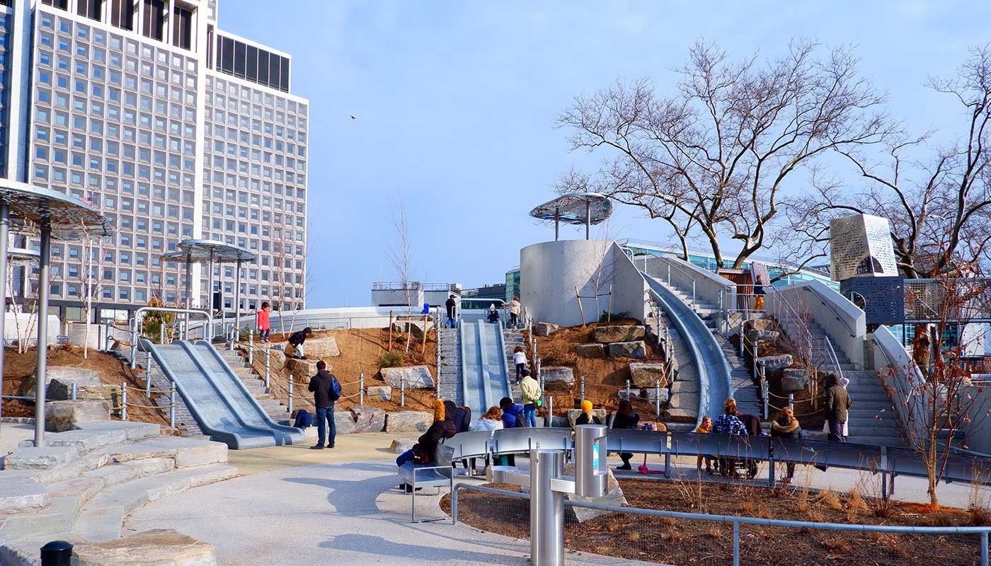 Speeltuinen in New York - Battery Playscape