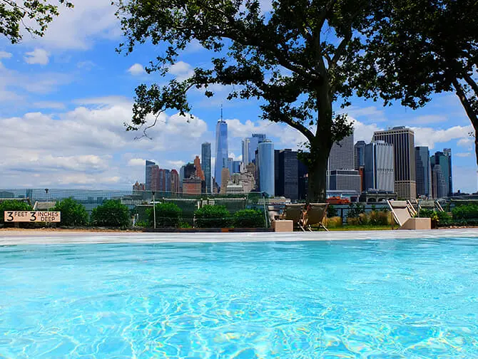 Spa in New York - Uitzicht