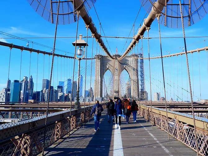 Wandelroutes in New York - DUMBO-Brooklyn Bridge