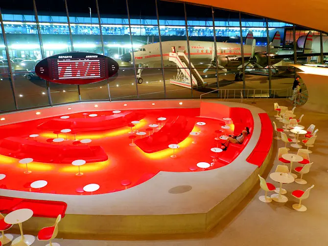 John F. Kennedy International Airport (JFK) - TWA hotel lobby