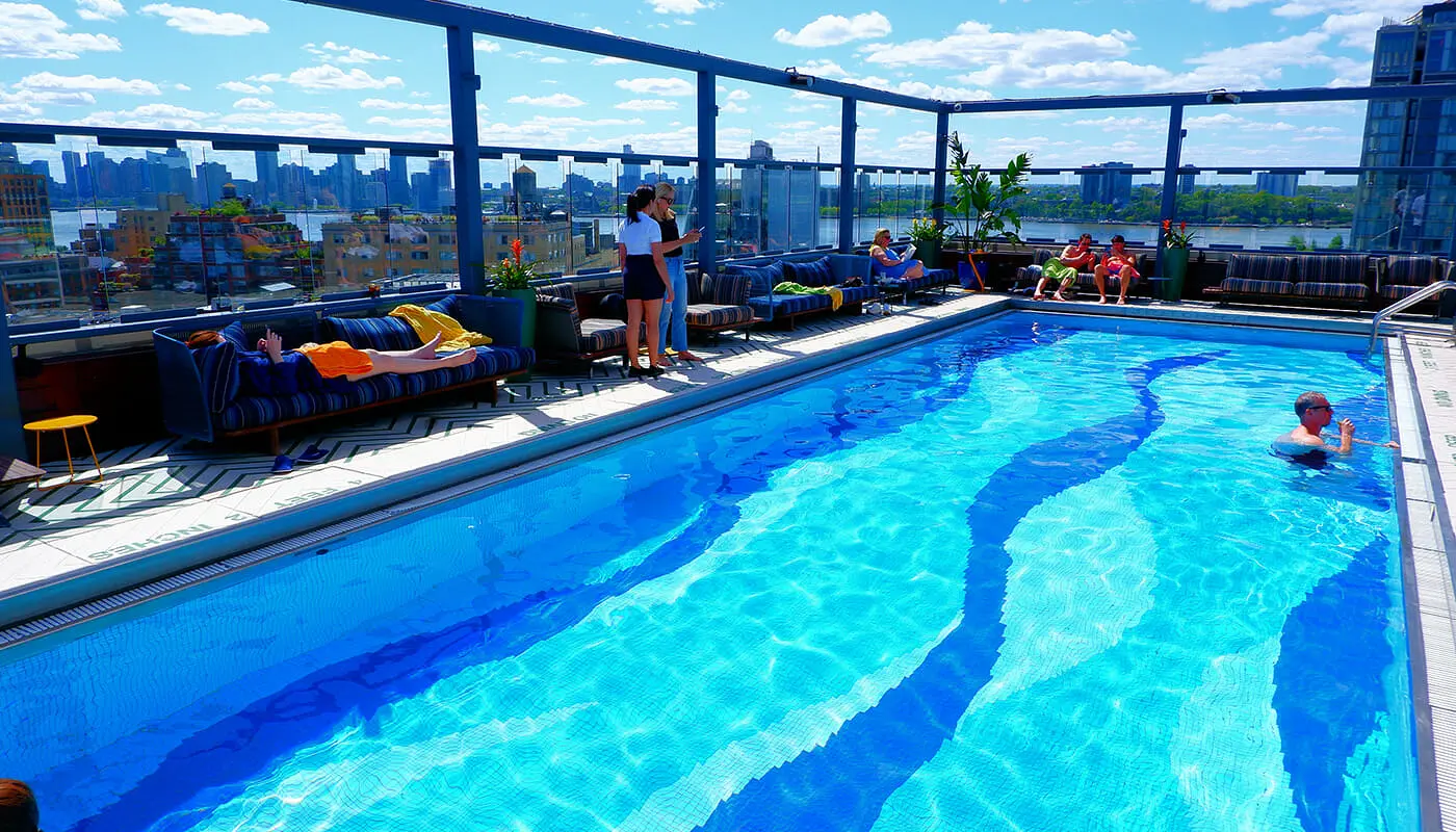 Hotels met zwembad in New York - Gansevoort Meatpacking
