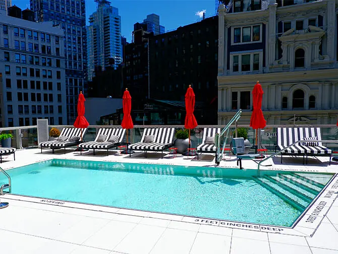 Hotels met zwembad in New York
