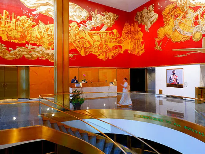 Rockefeller Center Tour - binnen
