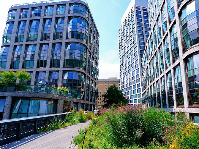 De High Line in New York - Urban Park