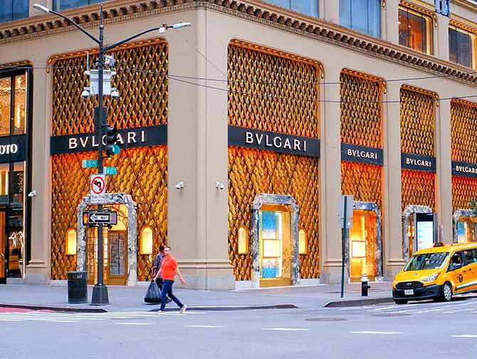 Winkelen op Fifth Avenue - luxe winkels