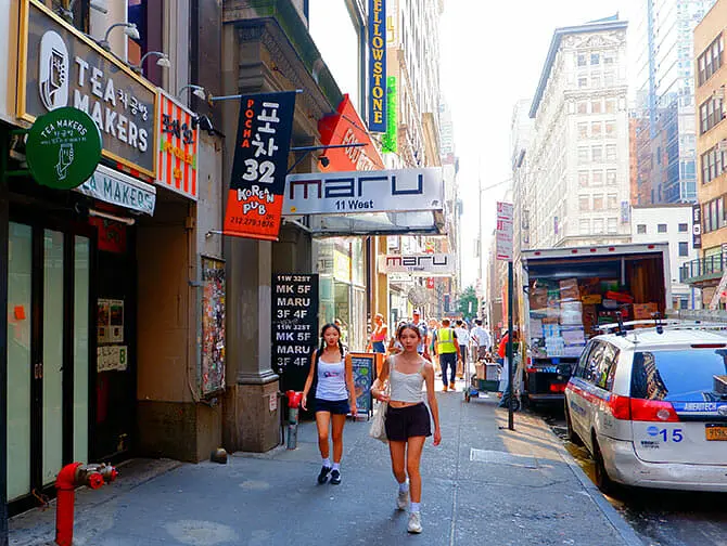 Koreatown in New York
