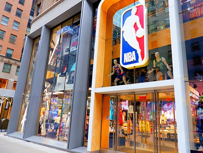 Sportwinkels in New York - NBA Store