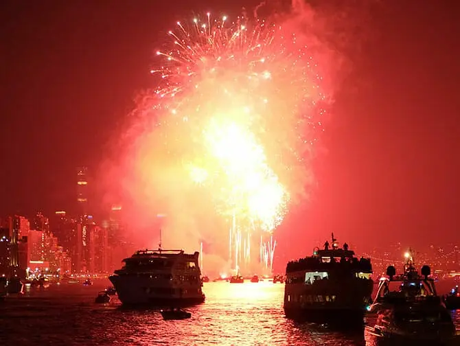 Boottochten op Oudejaarsavond in New York
