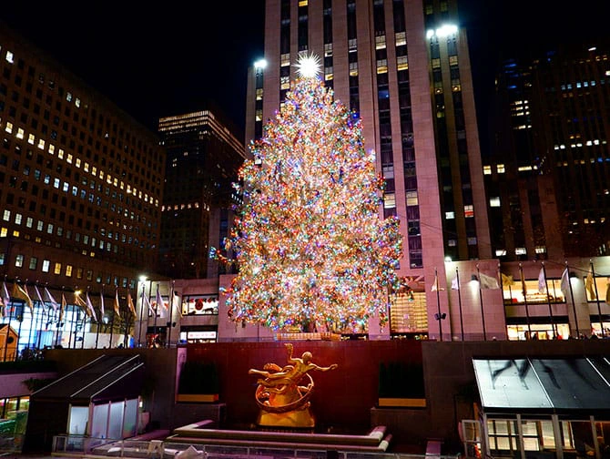 Wandelroutes in New York - Kerst in New York
