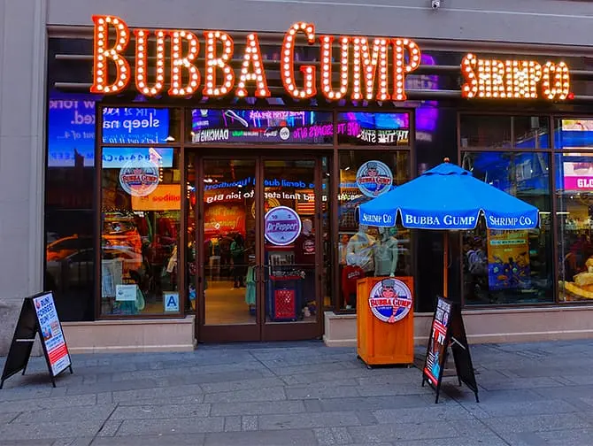 Themarestaurants in New York - Bubba Gump