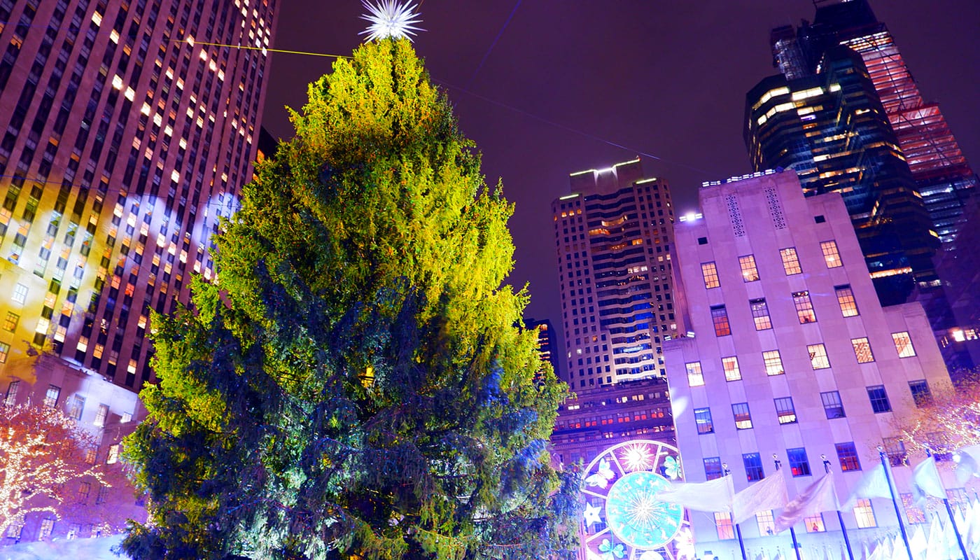 Rockefeller Christmas Tree aankomst