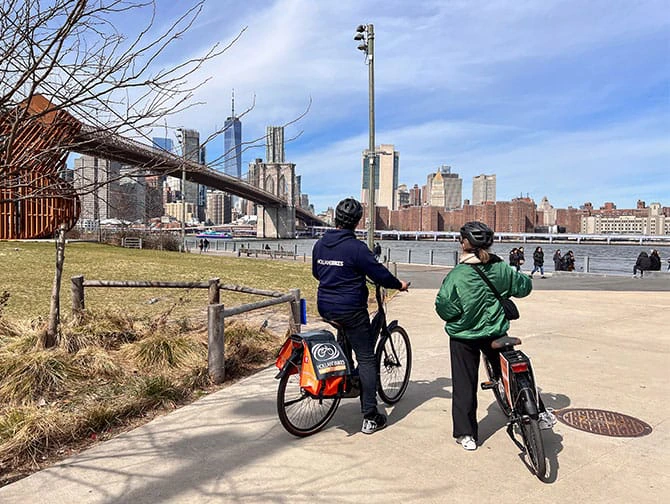 Fietsen in New York met Nederlandse gids - Skyline