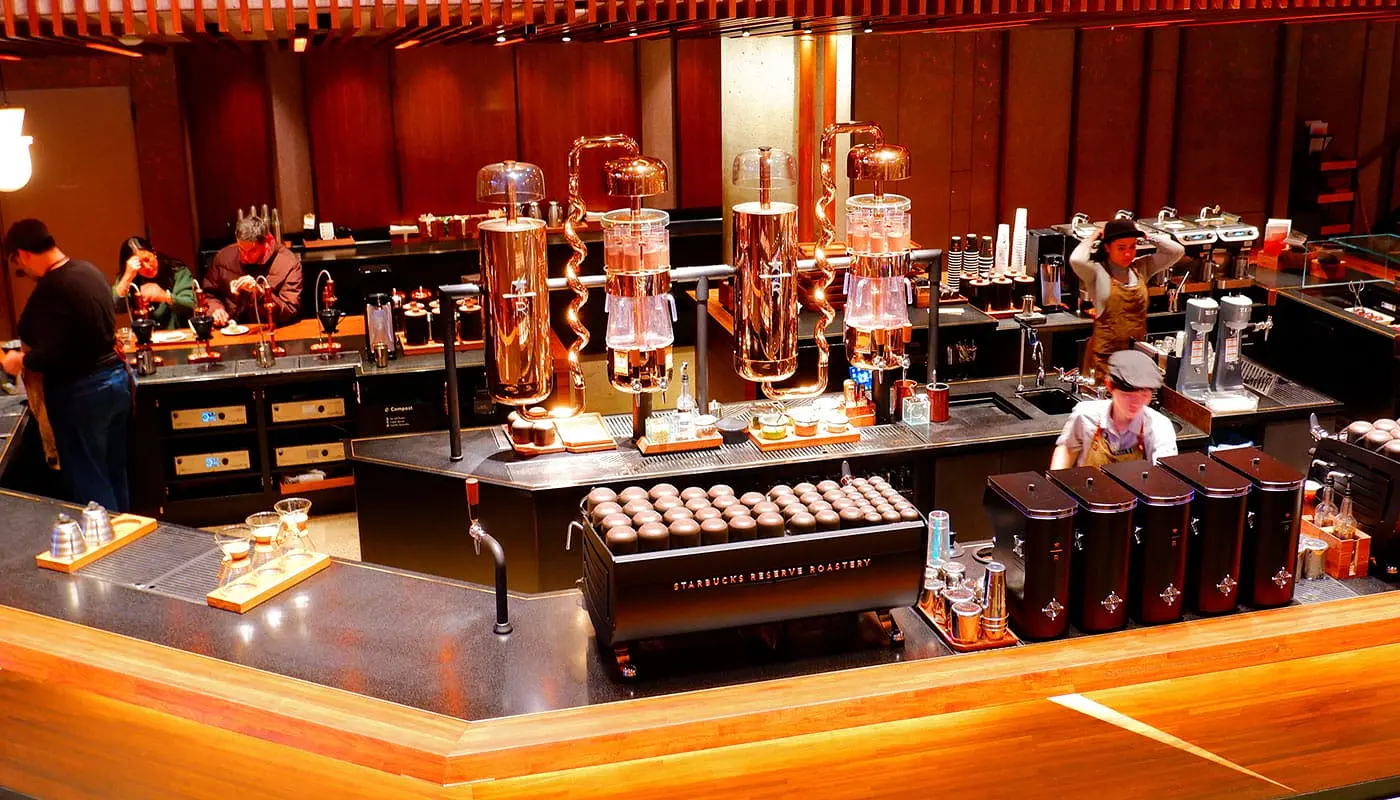 Koffie in New York - Starbucks Reserve Roastery New York