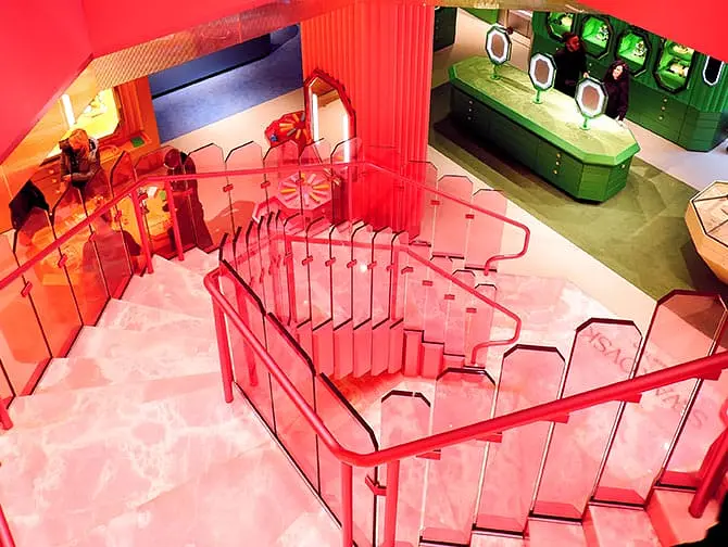 Swarovski winkel in New York interieur