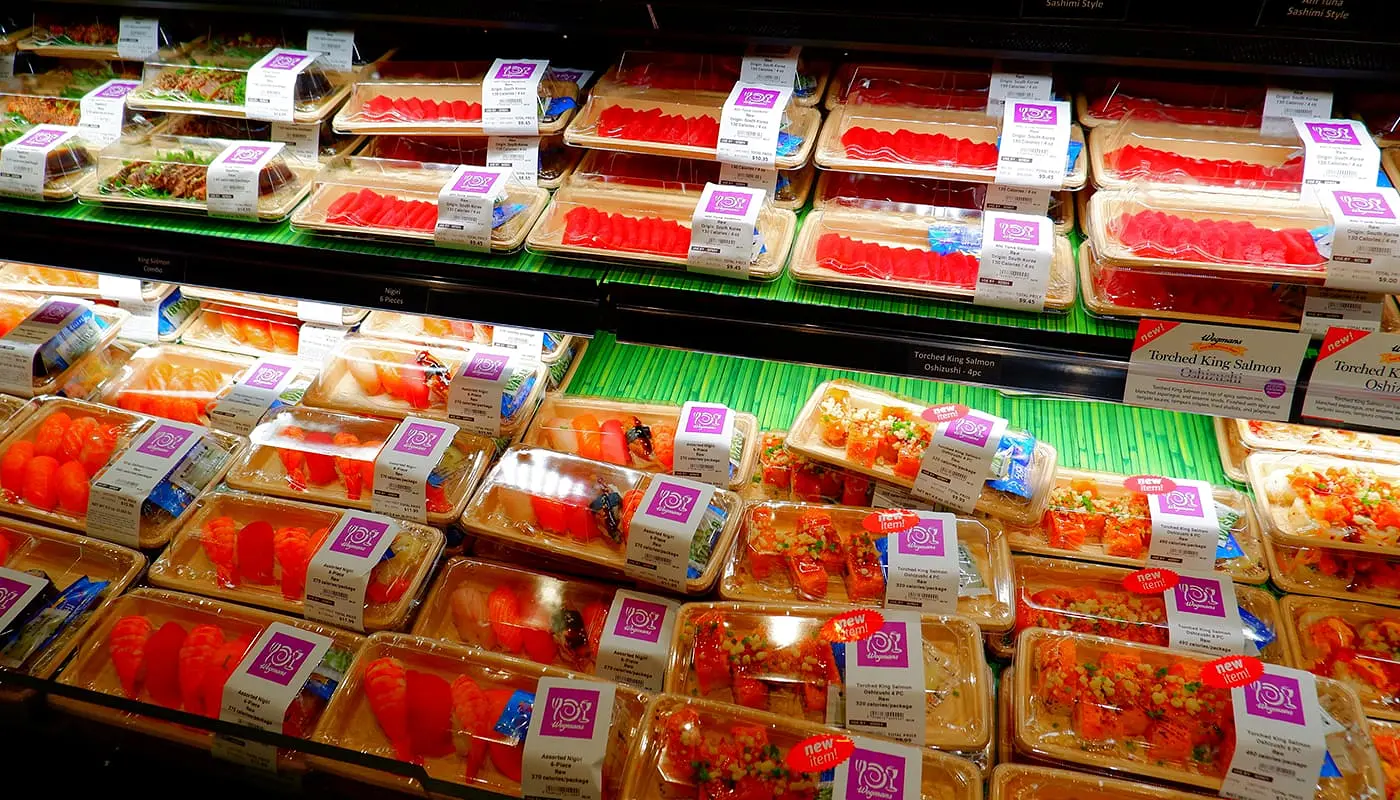 Beste Sushi in New York - Supermarkt