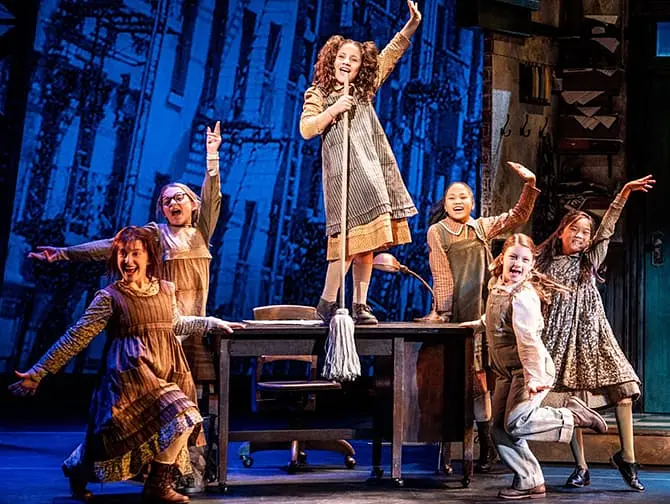 Annie de Musical in New York - Weeshuis