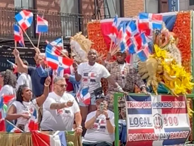 Dominican Day Parade in New York - optocht