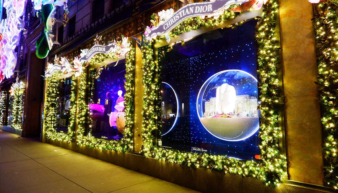 Kerst in New York - Kerstetalages
