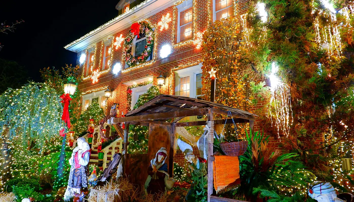 Kerst dagplanning voor New York - Dyker Heights Christmas Lights Tour